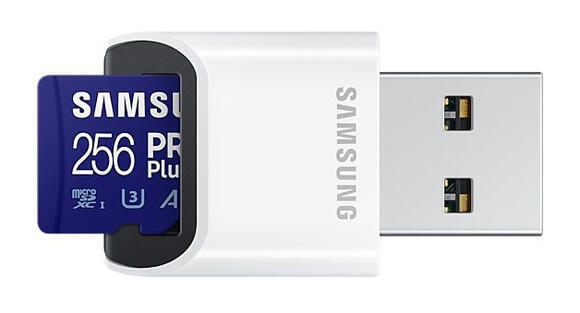 Samsung micro SDXC 256GB PRO Plus + USB adaptér2