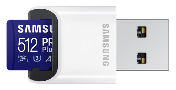 Samsung micro SDXC 512GB PRO Plus + USB adaptér2