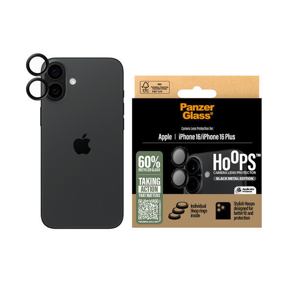 PanzerGlass Hoops Apple iPhone 16/16 Plus black3