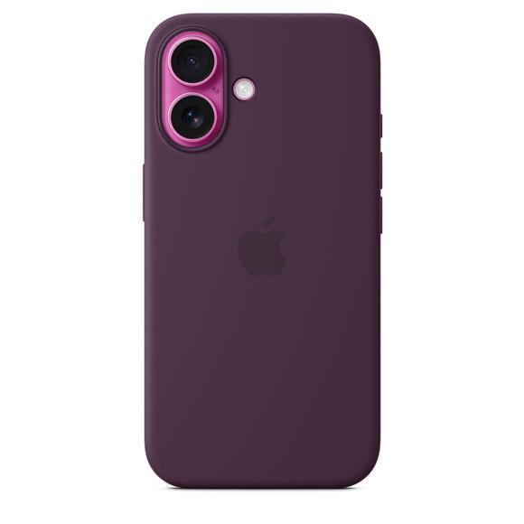 iPhone 16 Silicone Case MagSafe Plum3