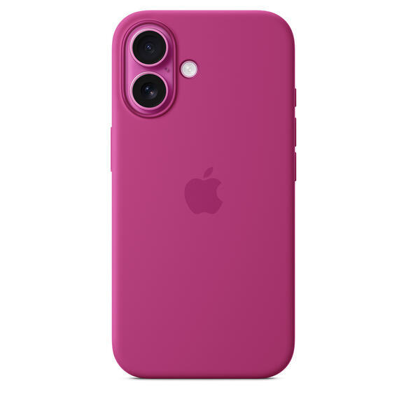 iPhone 16 Silicone Case MagSafe Fuchsia3