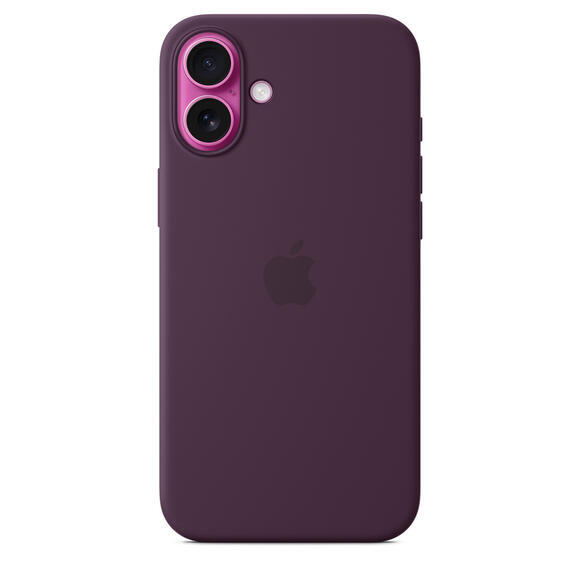 iPhone 16 Plus Silicone Case MagSafe Plum3