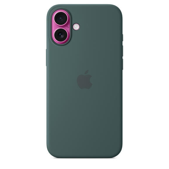 iPhone 16 Plus Silicone Case MagSafe Lake Green3