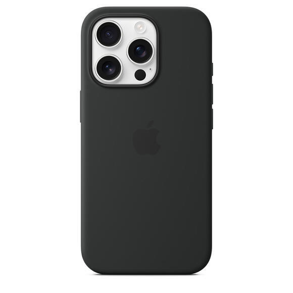 iPhone 16 Pro Silicone Case MagSafe Black3