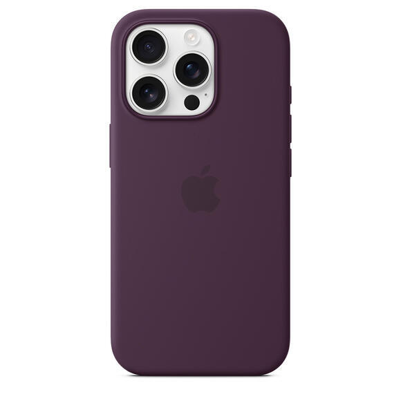 iPhone 16 Pro Silicone Case MagSafe Plum3