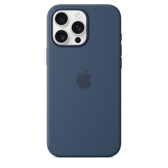 iPhone 16 Pro Max Silicone Case MagSafe Denim3