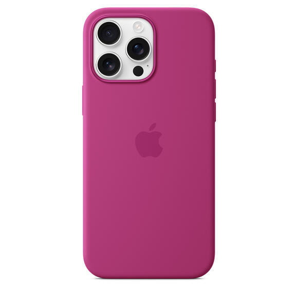 iPhone 16 Pro Max Silicone Case MagSafe Fuchsia3