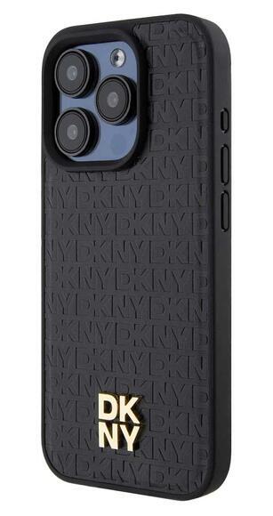 DKNY Repeat Pattern Stack Logo iPhone 13 Pro,Black3