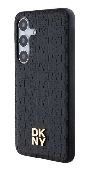 DKNY Repeat Pattern Stack Logo S. Galaxy S24,Black3