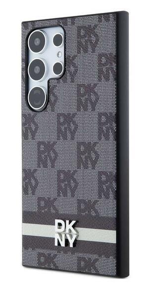 DKNY Checkered Pattern and Stripe Galaxy S24U,Blac3