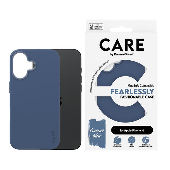 PanzerGlass Care iPhone 16 MagSafe Fearless Blue3