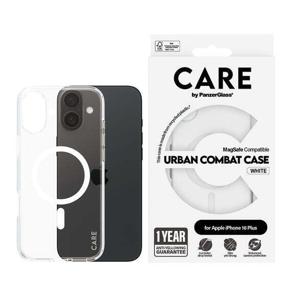 PanzerGlass Care iPhone 16Plus Magsafe Urban White3