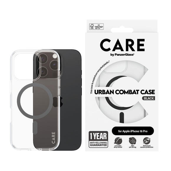 PanzerGlass Care iPhone 16 Pro Magsafe Urban Black3