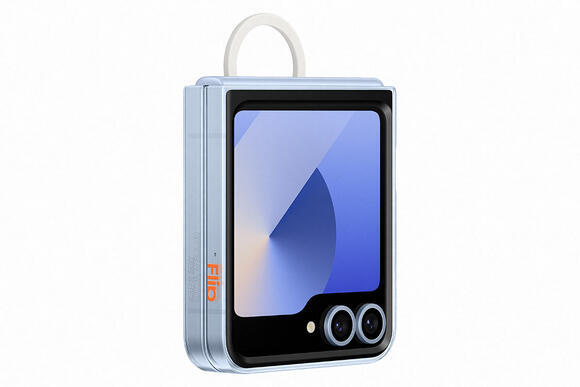 Samsung Clear Case Galaxy Z Flip6, Transparent3