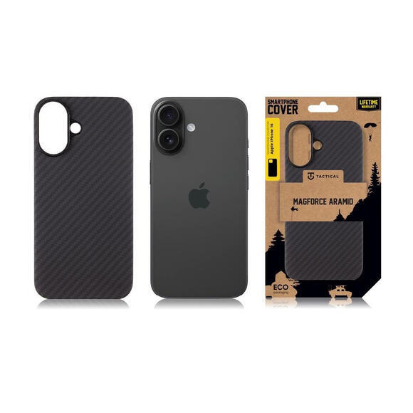 Tactical MagForce Aramid kryt iPhone 16, Black3