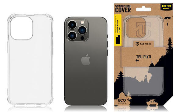 Tactical TPU Plyo pouzdro iPhone 13 Pro, Clear3