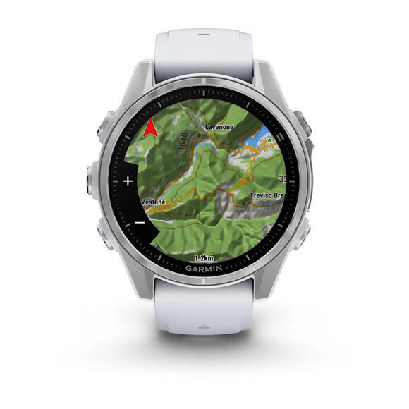 Garmin fenix 8 43mm,AMOLED,Glass,Sil/White SB3