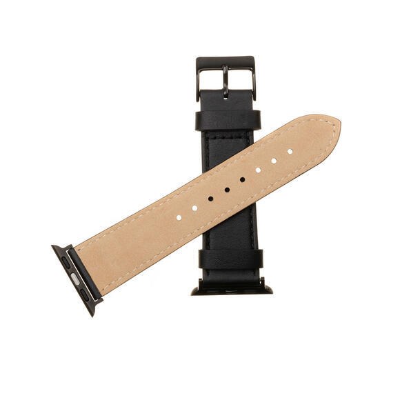 FIXED Leather Strap pro Apple 42/44/45/49mm, Black3