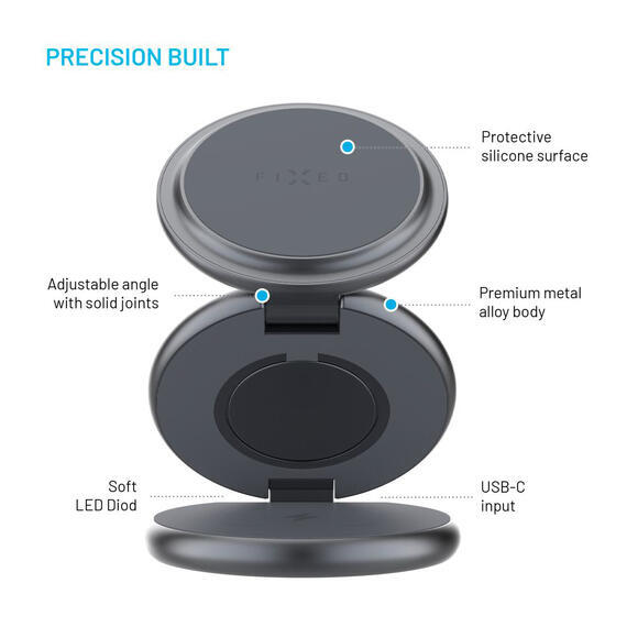 FIXED MagPowerstation Round s MagSafe 15W+5W+5W4