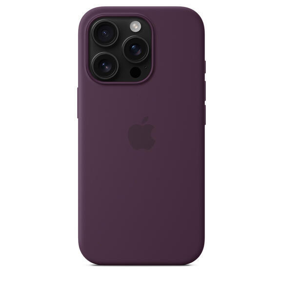 iPhone 16 Pro Silicone Case MagSafe Plum4