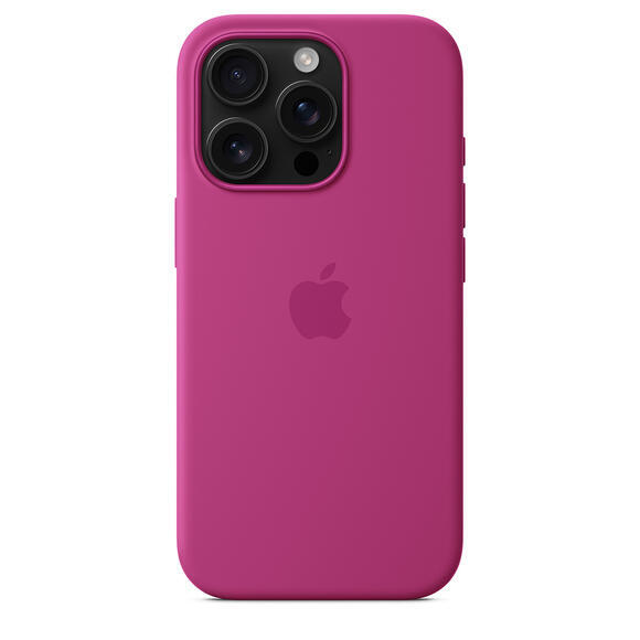 iPhone 16 Pro Silicone Case MagSafe Fuchsia4