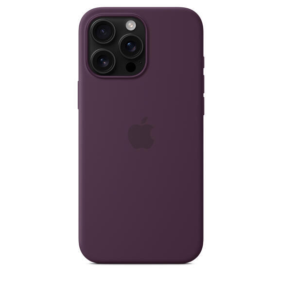 iPhone 16 Pro Max Silicone Case MagSafe Plum4