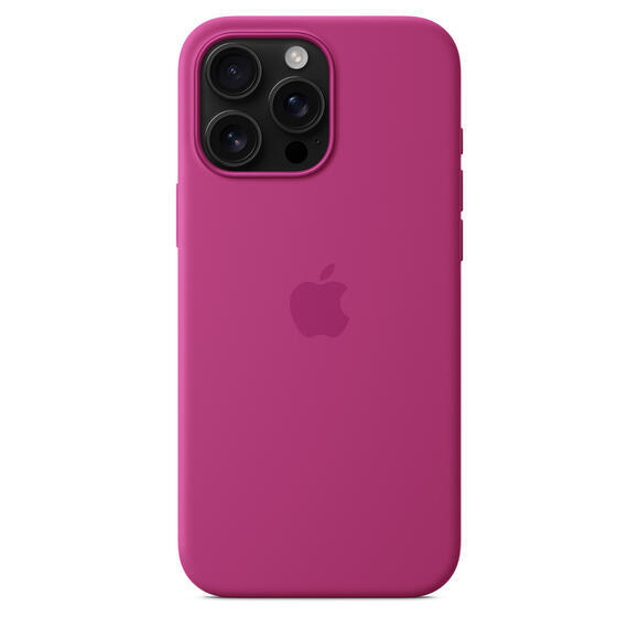 iPhone 16 Pro Max Silicone Case MagSafe Fuchsia4