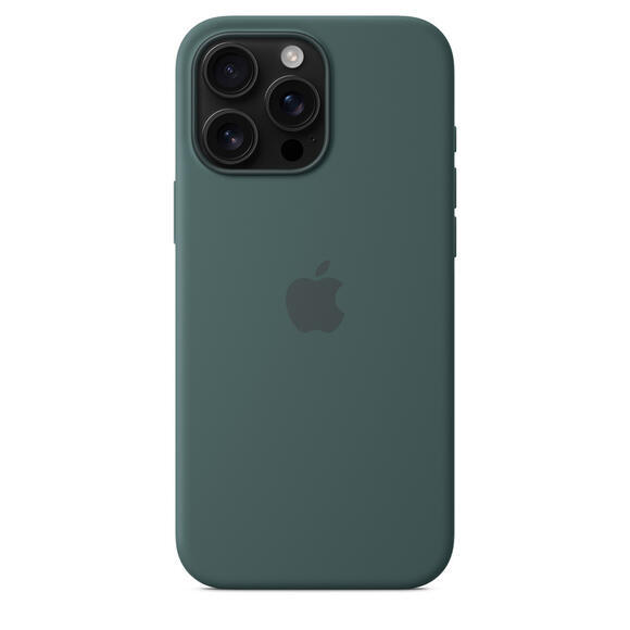 iPhone 16 Pro Max Silicone Case MagSafe Lake Green4