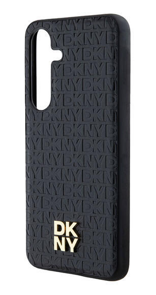 DKNY Repeat Pattern Stack Logo S. Galaxy S24,Black4