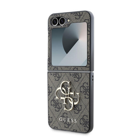 Guess 4G Metal Logo Case Sam. Galaxy Z Flip6,Brown4