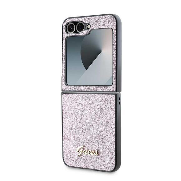 Guess PC/TPU Glitter Flakes Galaxy Z Flip6, Pink4