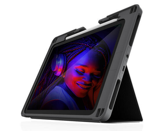 STM Dux OX Flip case AUX PORT iPad 10th gen, Black4
