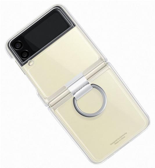 Samsung EF-QF711CT Clear Cover with Ring Z Flip34