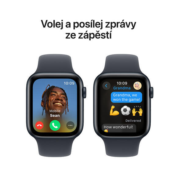 Apple Watch SE 40mm 2024 Midnight, Midnight SB,S/M4