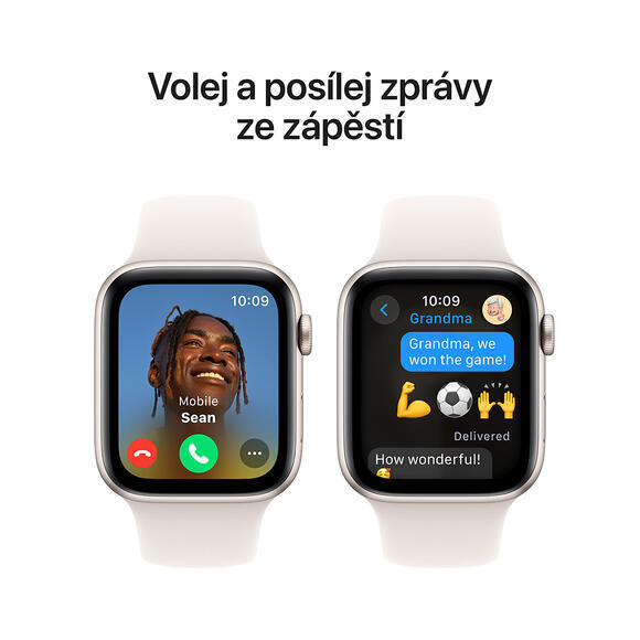 Apple Watch SE 40mm 2024 Starlight, Starlig SB,M/L4