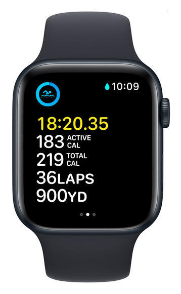 Apple Watch SE 44mm Midnight, Midnight Sport - iSPACE.cz