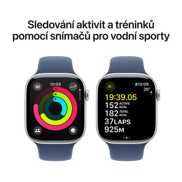 Apple Watch Series 10 42mm Silver, Denim SB, M/L4