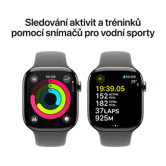 Apple Watch S10 Cell 42mm N.Titan, S.Grey SB, M/L4