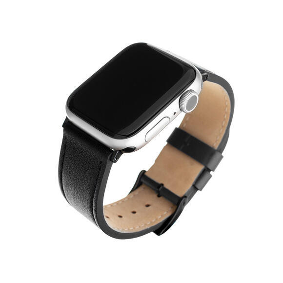 FIXED Leather Strap pro Apple 42/44/45/49mm, Black4