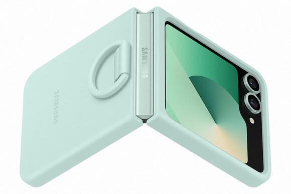 Samsung Silicone Case Galaxy Z Flip6, Mint5