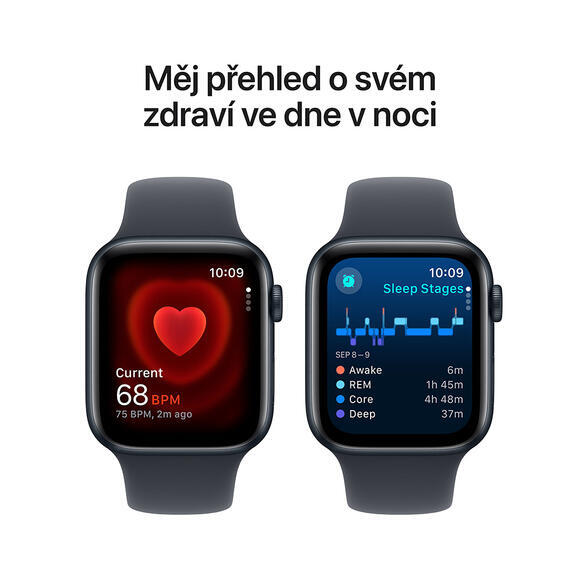 Apple Watch SE 40mm 2024 Midnight, Midnight SB,S/M5