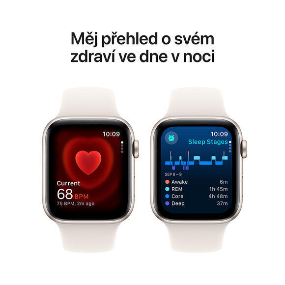 Apple Watch SE 40mm 2024 Starlight, Starlig SB,M/L5