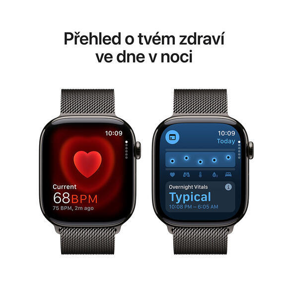 Apple Watch S10 Cell 42mm S.Titan, Slate Milane L.5