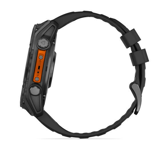 Garmin fenix 8 51mm,AMOLED,Glass,SlGr Steel/Blc SB5