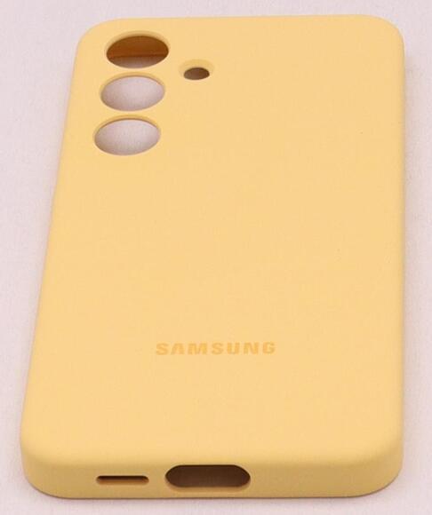 Samsung Silicone Case Galaxy S24, Yellow5