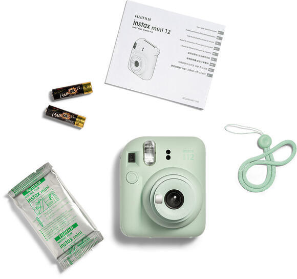 Fujifilm Instax Mini 12 Mega Pack Mint Green+film6