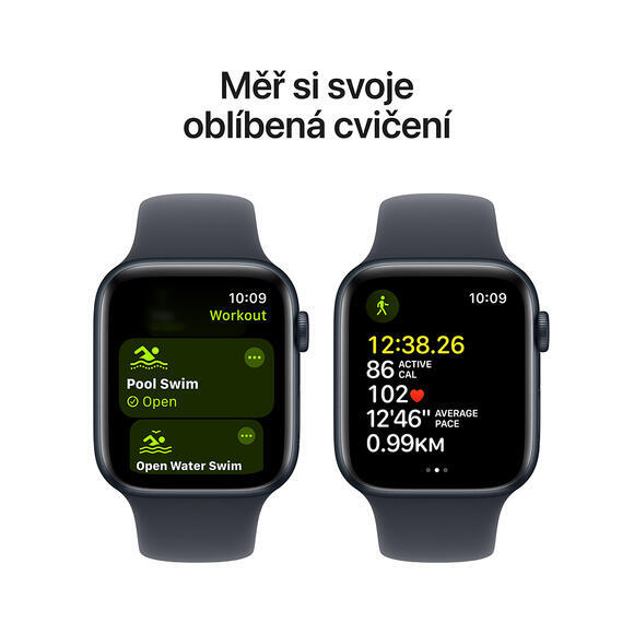 Apple Watch SE 40mm 2024 Midnight, Midnight SB,S/M6