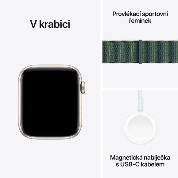 Apple Watch SE 40mm 2024 Starlight,Lake Gr Sport L7