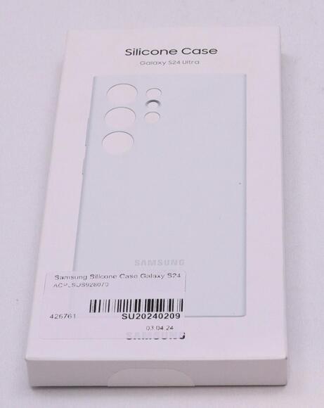 Samsung Silicone Case Galaxy S24 Ultra, White7